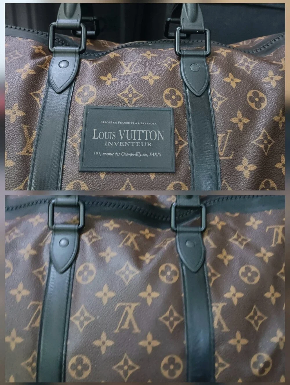 Louis Vuitton Limited Edition 🦄Waterproof Brown Monogram Keepall 55